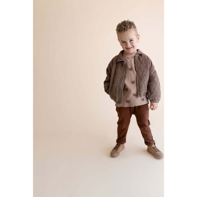 Organic Tee & Foldover Pants Set, Fox