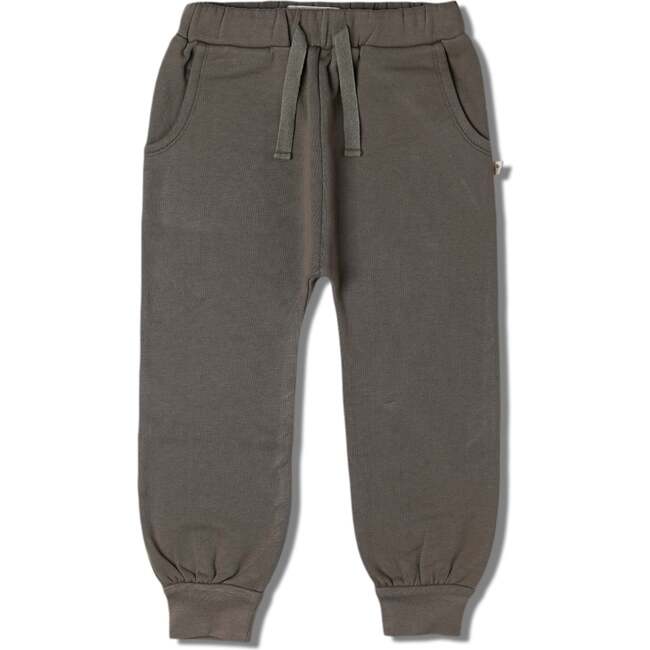 Organic Fleece Jogger Pants, Olive
