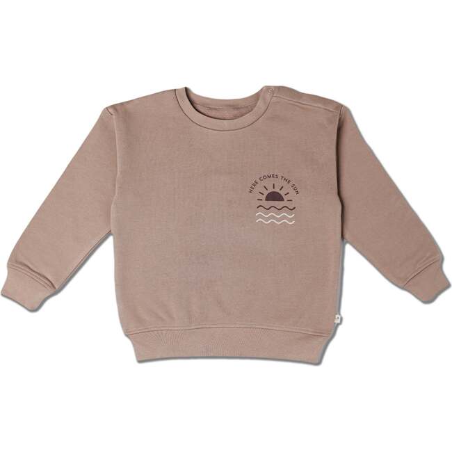 Organic Fleece Sweatshirt, Sunshine