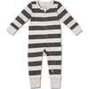 Organic 2-Way Zip Romper, Bold Stripes - Rompers - 2