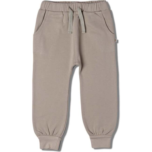 Organic Fleece Jogger Pants, Oat