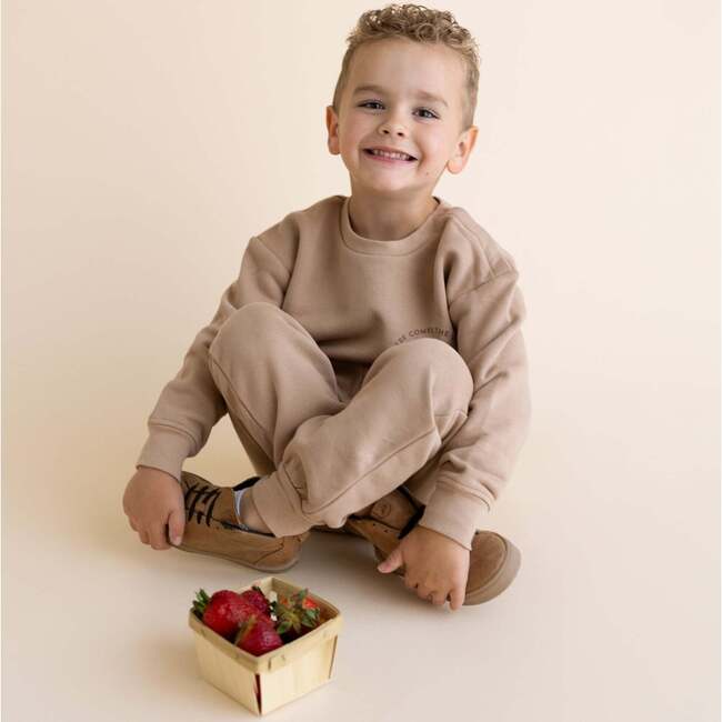 Organic Fleece Sweatshirt, Sunshine