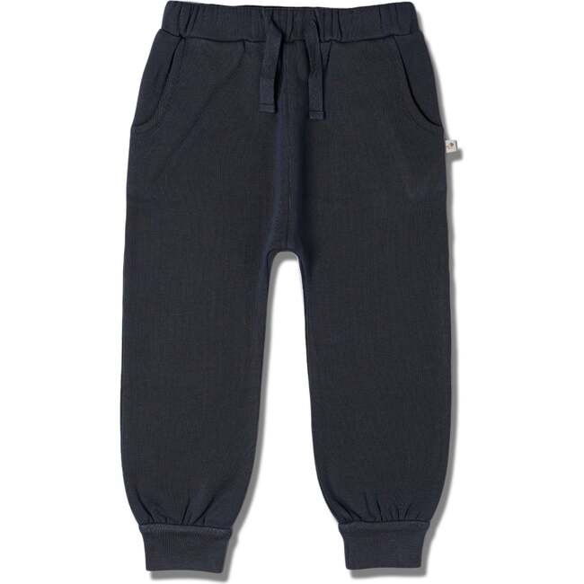 Organic Fleece Jogger Pants, Hale Navy
