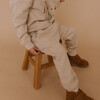 Organic Fleece Jogger Pants, Oat - Pants - 2