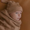 Organic Swaddle Blanket & Hat Set, Sun - Swaddles - 2