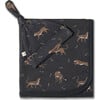 Organic Swaddle Blanket & Hat Set, Leopard - Swaddles - 1 - thumbnail