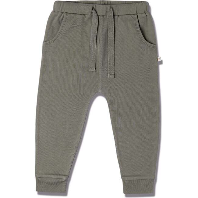 Organic Harem Pants, Olive