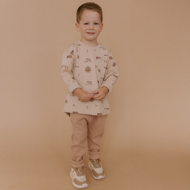 Organic Tee & Foldover Pants Set, Farm