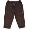 Organic Corduroy Pant, Dark Brown - Pants - 1 - thumbnail
