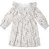Organic Ruffle Sleeve Dress, Garden - Dresses - 1 - thumbnail