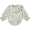 Organic Ruffle Bubble Romper, Wildsage - Rompers - 1 - thumbnail