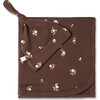 Organic Swaddle Blanket & Hat Set, Birch - Swaddles - 1 - thumbnail