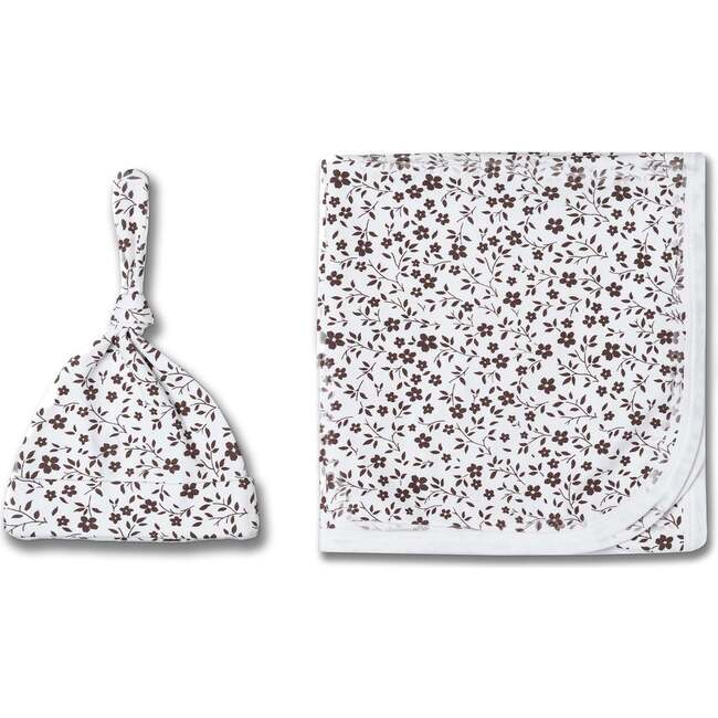 Organic Swaddle Blanket & Hat Set, Wildvine - Swaddles - 3