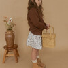 Organic Fleece Zipper Jacket, Dark Brown - Jackets - 2