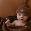 Organic Swaddle Blanket & Hat Set, Birch - Swaddles - 2 - thumbnail