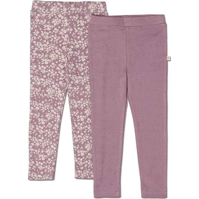Organic Leggings, Set of 2, Thistle + Berry
