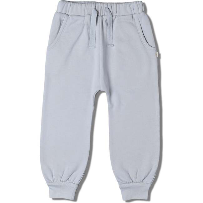 Organic Fleece Jogger Pants, Grey