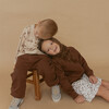 Organic Fleece Zipper Jacket, Dark Brown - Jackets - 4