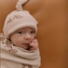 Organic Swaddle Blanket & Hat Set, Bicycle - Swaddles - 2 - thumbnail