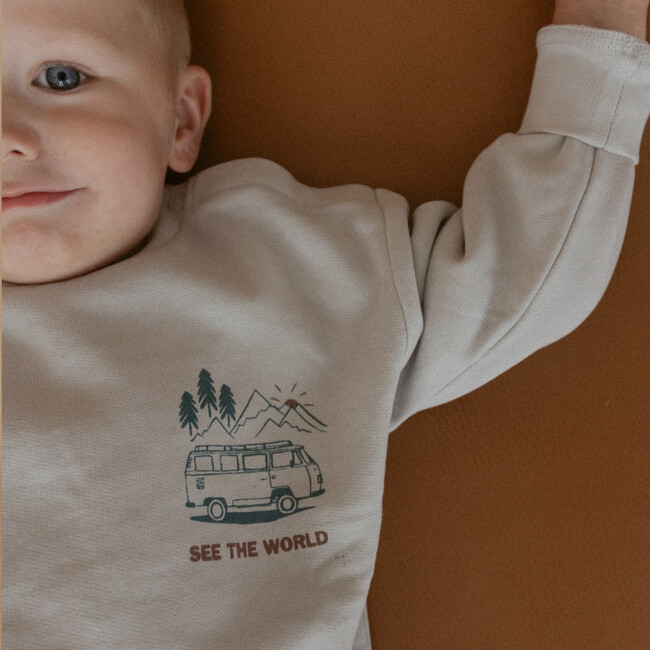 Organic Fleece Sweatshirt, Travel - Sweatshirts - 3