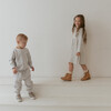 Organic Fleece Jogger Pants, Grey - Pants - 2