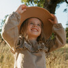 Organic Embroidered Corduroy Dress, Olive - Dresses - 2