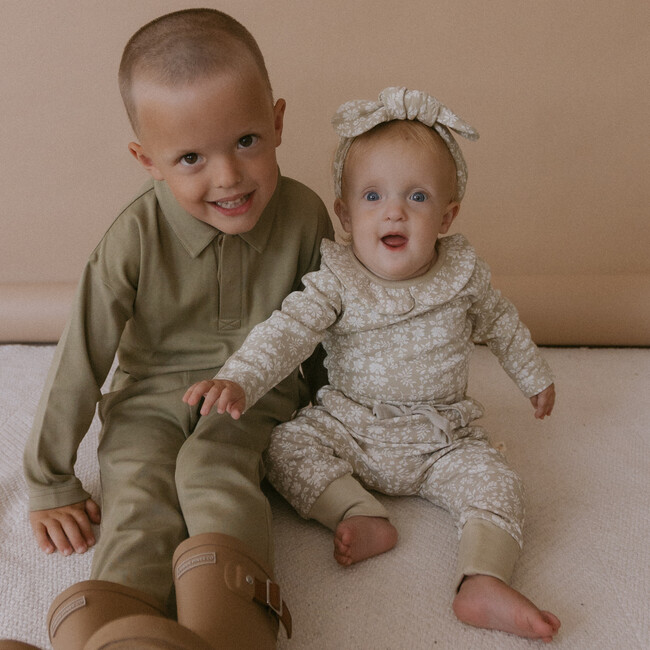 Organic Ruffle Onesie & Pants Set, Wildsage - Mixed Apparel Set - 2