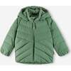 Kupponen Down jacket, Green Clay - Jackets - 1 - thumbnail
