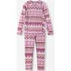 Taitoa Wool base layer set, Grey Pink - Base Layers - 1 - thumbnail