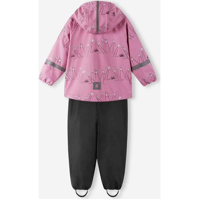Moomin Plask Rain outfit, Rose pink - Mixed Apparel Set - 2
