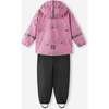 Moomin Plask Rain outfit, Rose pink - Mixed Apparel Set - 2