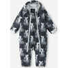 Moomin Knytte Winter overall, Black - Overalls - 1 - thumbnail