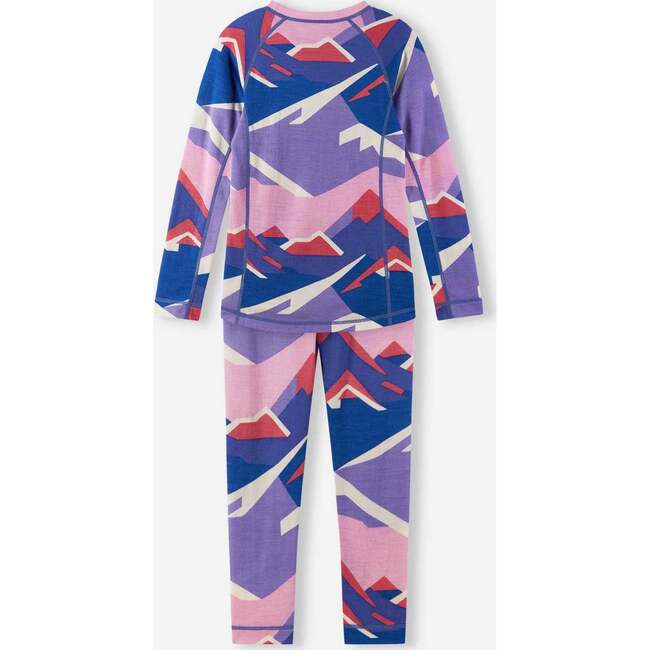 Taitoa Wool base layer set, Breezy Violet