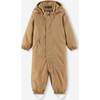 Puhuri ReimaTec winter overall, Peanut Brown - Overalls - 1 - thumbnail