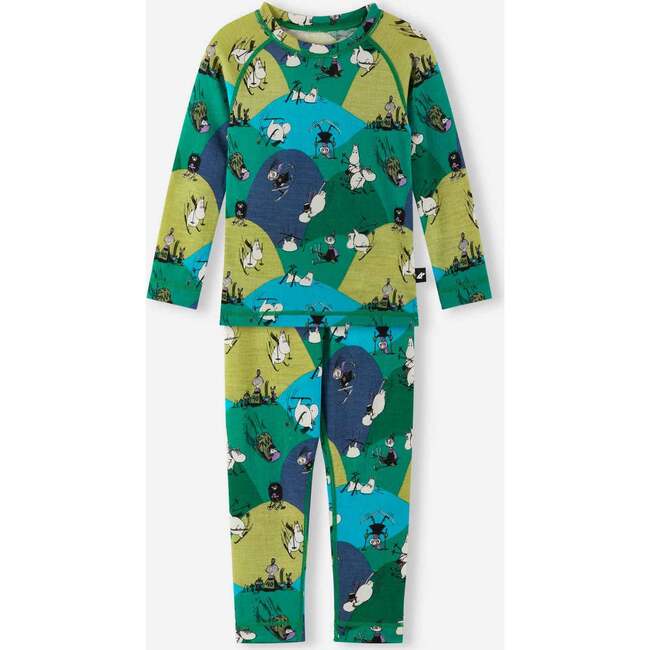 Moomin Trivsam Thermal set, Enchanted Green