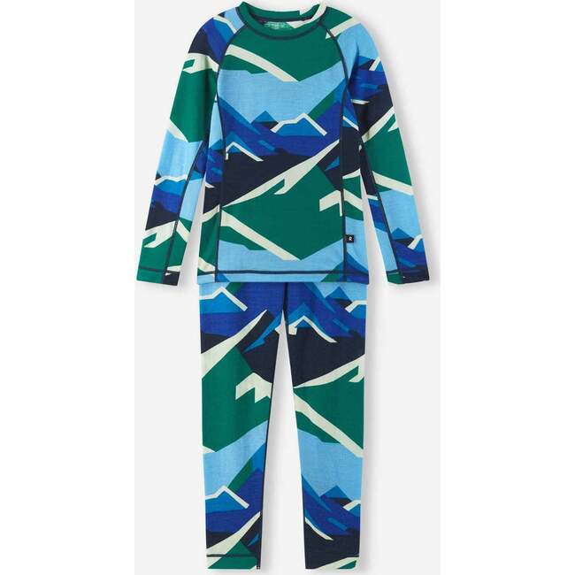 Taitoa Wool base layer set, Navy