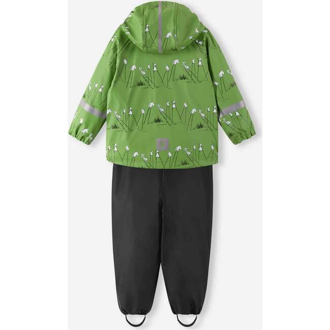 Moomin Plask Rain outfit, Greenery - Mixed Apparel Set - 2