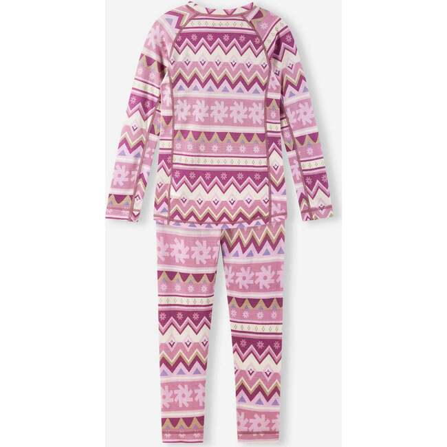 Taitoa Wool base layer set, Grey Pink - Base Layers - 2