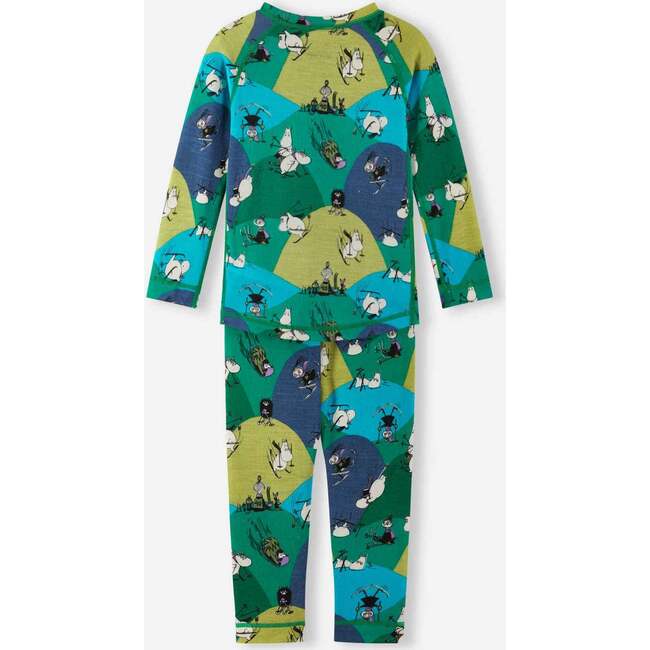 Moomin Trivsam Thermal set, Enchanted Green - Base Layers - 2