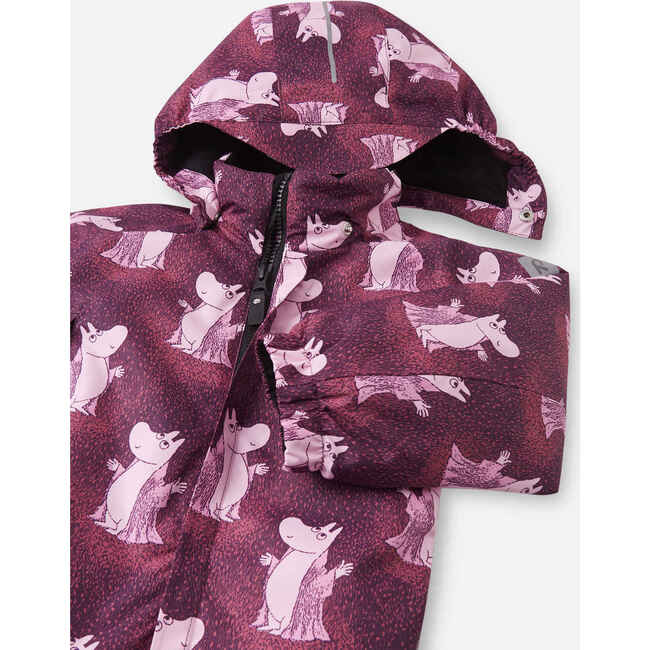 Moomin Lyster ReimaTec winter overall, Deep purple - Overalls - 4