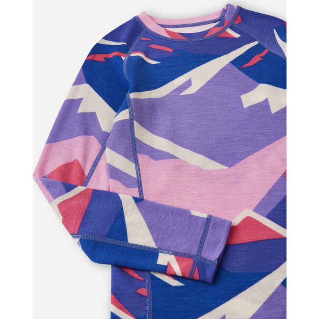 Taitoa Wool base layer set, Breezy Violet - Base Layers - 5