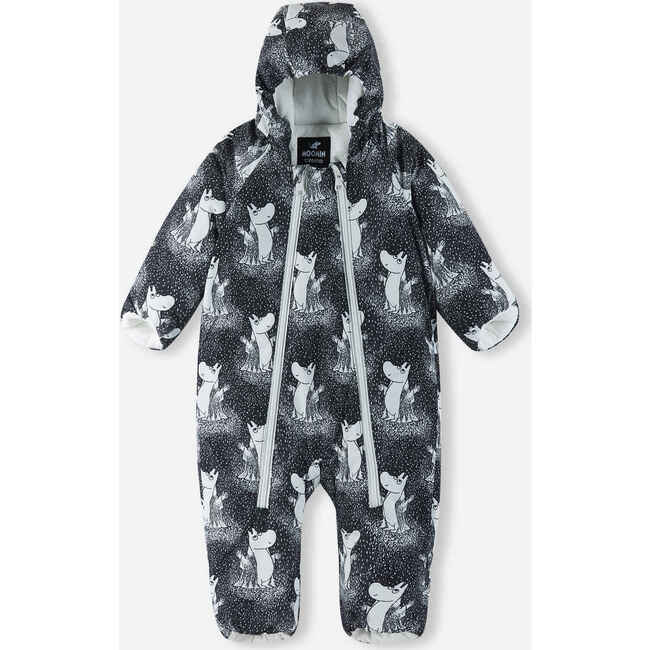 Moomin Knytte Winter overall, Black - Overalls - 3