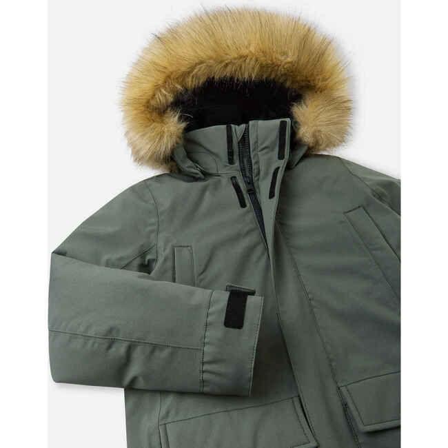 Serkkula ReimaTec down jacket, Thyme green - Jackets - 4