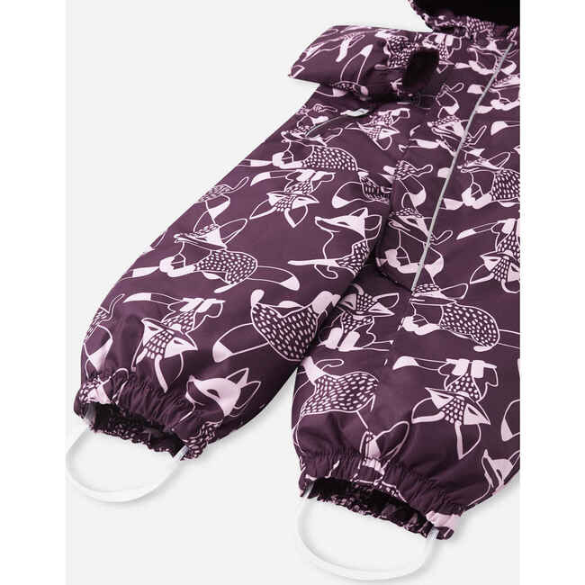 Puhuri ReimaTec winter overall, Deep purple - Overalls - 5