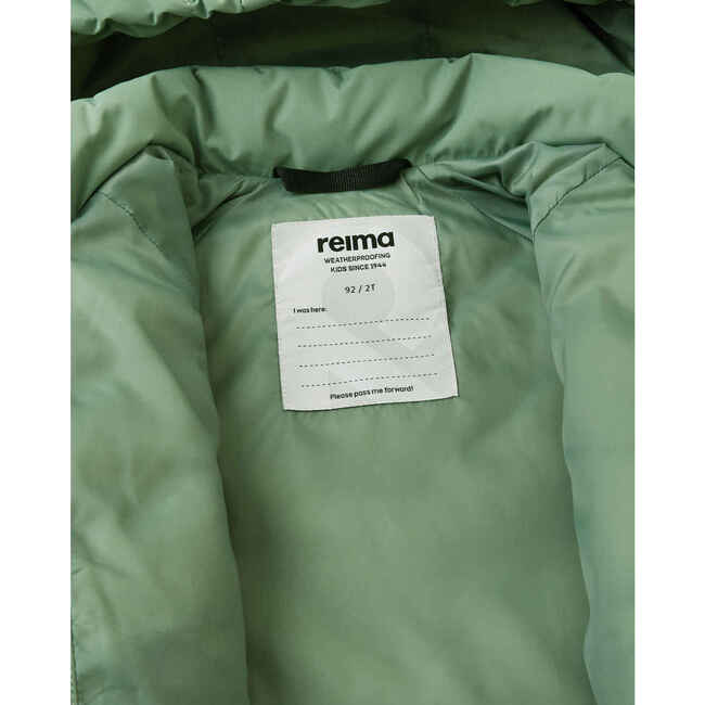 Kupponen Down jacket, Green Clay - Jackets - 5