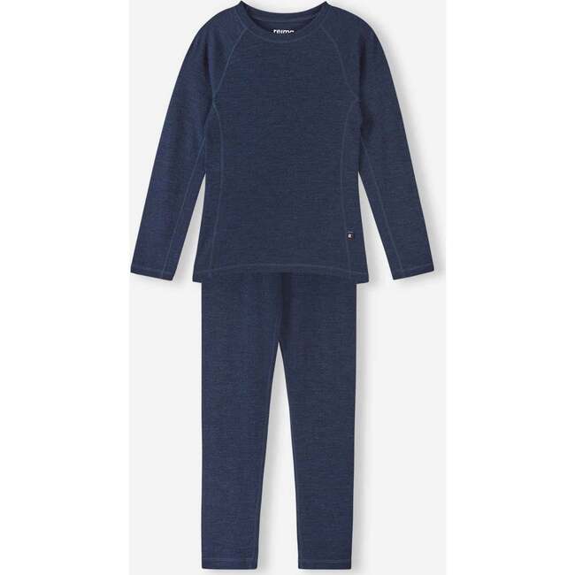 Kinsei Wool base layer set, Navy