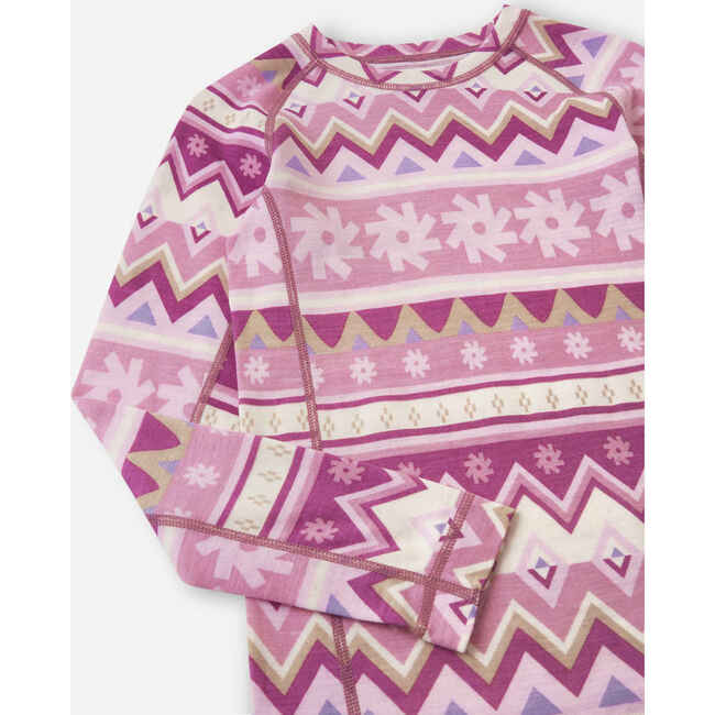 Taitoa Wool base layer set, Grey Pink - Base Layers - 5
