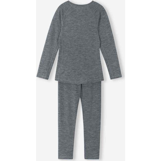 Kinsei Wool base layer set, Melange grey - Base Layers - 2