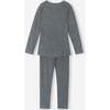 Kinsei Wool base layer set, Melange grey - Base Layers - 2
