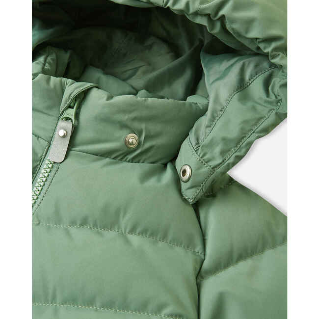 Kupponen Down jacket, Green Clay - Jackets - 7